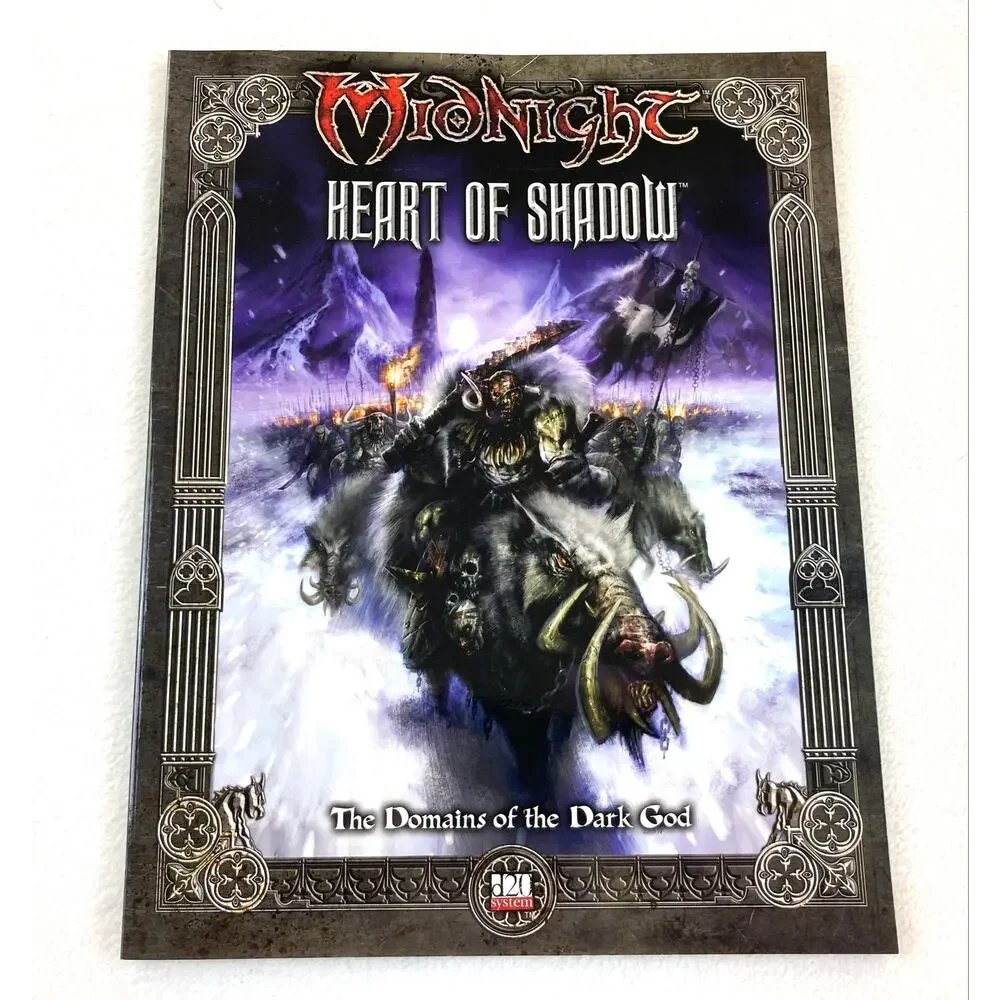 Midnight Heart of Shadow Book Domains of the Dark God Vintage
